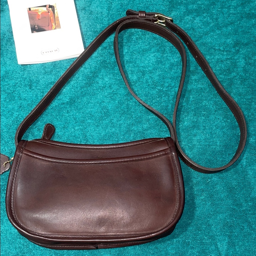 Coach vintage (97) Wendie mahogany brown crossbody